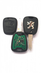Cheie completa pentru Peugeot 2 butoane cu electronica si cip ID 46 