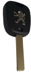 Cheie completa pentru Peugeot 2 butoane cu electronica si cip ID46 