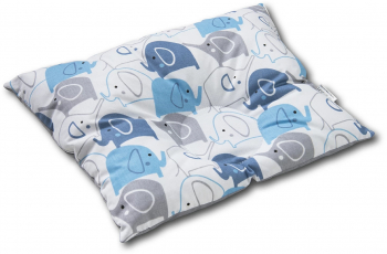 Perna bebelusi contra plagiocefaliei si pentru formarea corecta a capului Kidizi 30x25 cm Blue Elephants 