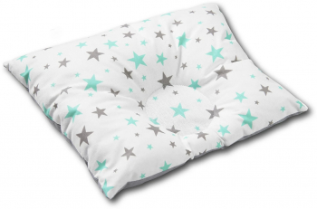 Perna bebelusi contra plagiocefaliei si pentru formarea corecta a capului Kidizi 30x25 cm Galaxy Mint 