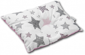 Perna bebelusi contra plagiocefaliei si pentru formarea corecta a capului Kidizi 30x25 cm Pink Stars 