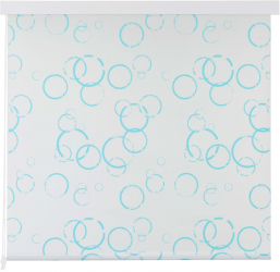 vidaXL Roleta perdea de dus 100x240 cm Model bule 