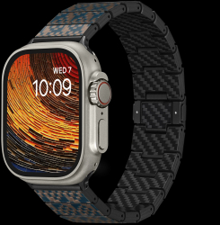 Curea Pitaka din Fibra de Carbon Dreamland pentru Apple Watch seriile 1 - 9 SE UltraUltra 2 38404142444549 mm 