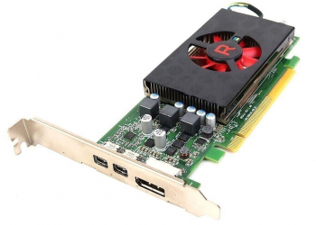 Placa Video Gaming Refurbished Dell Amd Radeon RX550 4GB DDR5 PCIe 16X 1x DP 2x miniDP 0R9J9P Normal Profile