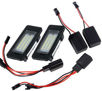 Set 2 x Lampi LED iluminare numar Canbus VW GOLF/Jetta/Touran 