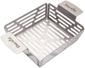 Cos din inox pentru gratar 25 x 16 x 7 cm Char-Broil 140016 
