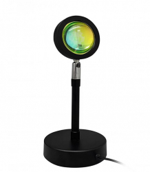 Lampa cu lupa videografie efect Apus portocaliu 