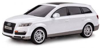 Masina Rastar Audi Q7 1 24 RTR cu Telecomanda - Alb 