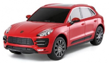 Masina Rastar Porsche Macan 1 24 RTR AA baterie - Rosu cu telecomanda 