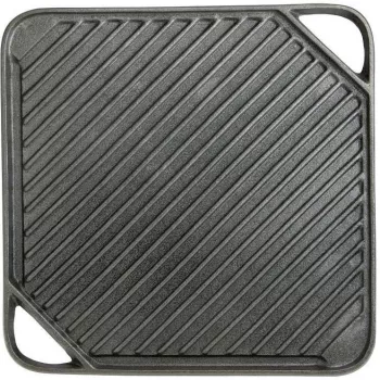 Plita universala din fonta cu 2 fete neteda si grill 26 x 26 cm Mr. Padelllas Activa 20020