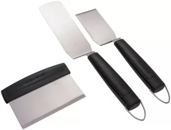 Set 3 spatule pentru gratar si plancha Char-Broil 140022 