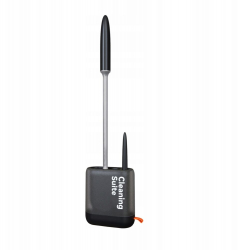 Set perie pentru toaleta Zola® ABS si silicon recipient pentru scurgerea apei perii moi 48x12x5 cm negru 