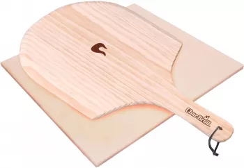 Set pizza piatra si paleta dreptunghiular 35 x 40 cm Char-Broil 140787