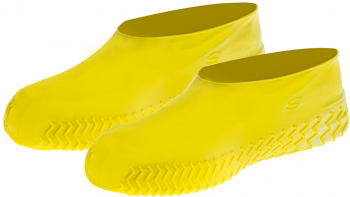 Set protectii pentru incaltaminte Zola® din cauciuc de ploaie/zapada/noroi galbene impermeabile marimea 26-34 