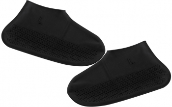 Set protectii pentru incaltaminte Zola® din cauciuc de ploaie/zapada/noroi negre impermeabile marime 41-45 