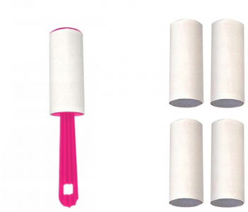 Set rola de curatarea scamelor Zola® pentru haine cu 4 rezerve roz 