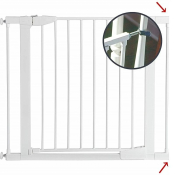 Set 2 adaptori pentru balustrada scari metalice Maxa Springos negru 