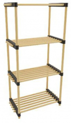 Storage solutions Suport pantofi cu 4 rafturi 49x28x92 5 cm lemn 
