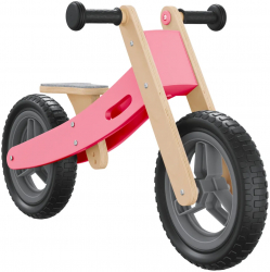 vidaXL Bicicleta de echilibru pentru copii roz 