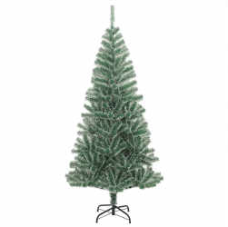 vidaXL Brad de Craciun artificial cu zapada pufoasa verde 210 cm 