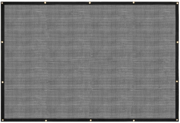 vidaXL Plasa de container negru 3 5 x 6 m HDPE 