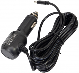Incarcator auto PNI cu mufa USB-C 12V/24V - 5V pentru DVR auto lungime cablu 3.5m 