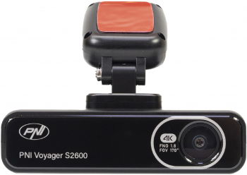 Camera auto DVR PNI Voyager S2600 WiFi 4K Ultra HD fara display functie Monitorizare parcare G-sensor inregistrare video si audio 