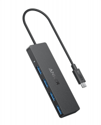 Hub Anker USB-C 4-in-1 4x USB-A 5Gbps Negru 