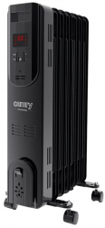 Calorifer electric cu ulei Camry Negru Telecomanda 7 elementi 3 trepte de putere 600W / 900W / 1500W 