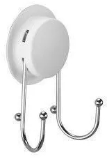 Carlig dublu cu ventuza HeavyLock de mare putere pentru bucatarie sau baie 