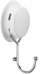 Carlig simplu cu ventuza HeavyLock de mare putere pentru baie sau bucatarie 