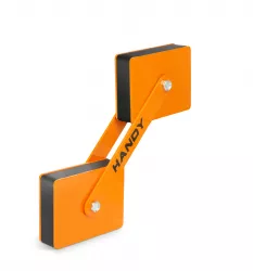 HANDY - Magnet de fixare dublu articulat pentru sudura - reglabil 360° - 22 kgf / magnet 