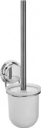Perie wc si suport cromat cu ventuza HeavyLock de mare performanta