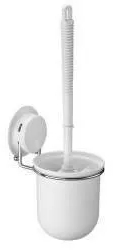 Perie wc si suport cu ventuza HeavyLock de mare performanta