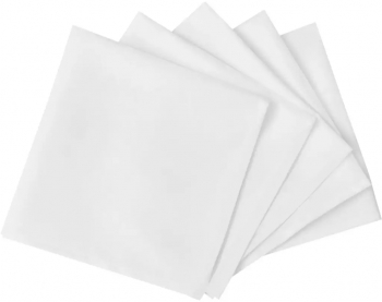 vidaXL Servete de masa 50 x 50 cm alb 100 buc.