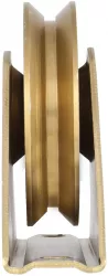 Roata Aplicata tip V cu Suport si Rulment pentru Porti Culisante EvoTools diametru 70 mm 