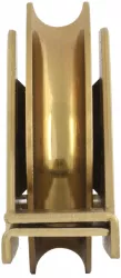 Roata Semi-ingropata tip R cu Suport si Rulment pentru Porti Culisante EvoTools diametru 90 mm 