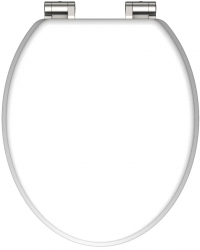 SCHUTTE Capac de toaleta WHITE interior din lemn 