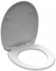SCHUTTE Scaun de toaleta cu inchidere silentioasa &bdquo INDUSTRIAL GREY&rdquo 