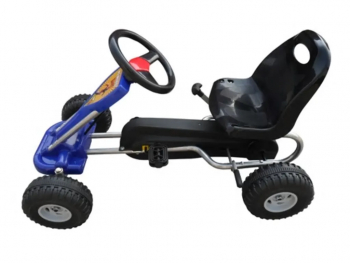 vidaXL Kart cu pedale Go Kart albastru 