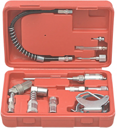 vidaXL Kit accesorii de lubrifiere 11 piese 