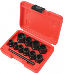 vidaXL Set extractor suruburi si piulite deteriorate din otel 11 piese 