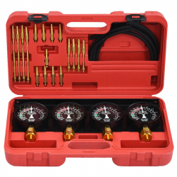vidaXL Set scule sincronizator carburator si masurare vid 