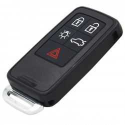 Carcasa cheie complecta smartkey pentru Volvo 5 but cu electronica si cip 433 mhz 