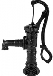Cismea pentru gradina Fonta Antique adancime de pompare max 6 m Negru 40 x 15 x 68 cm 