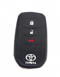 Husa silicon pentru carcasa cheie Toyota 2+1 buton de panica 