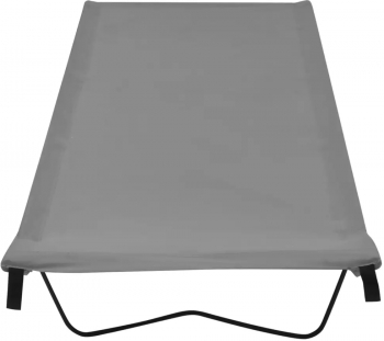 vidaXL Pat de camping gri 180x60x19 cm tesatura oxford si otel 