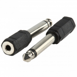 Adaptor jack 3.5mm mama la jack 6.3mm 