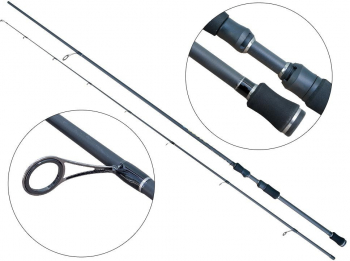 Lanseta fibra de carbon Baracuda Sooty 240 