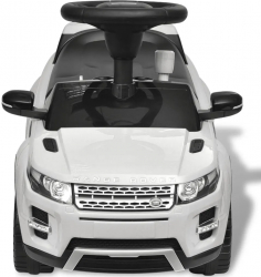 Masina pentru copii Land Rover 348 cu muzica alb 